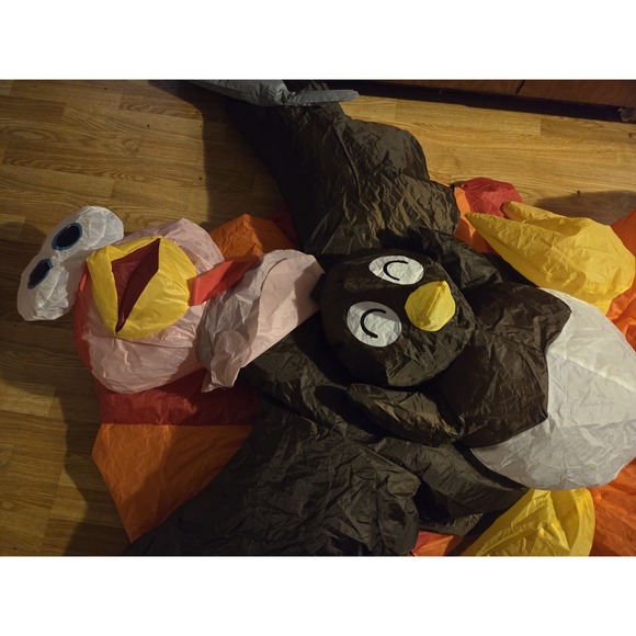 KOOY Thanksgiving Inflatable Decorations 6FT Turkey on...